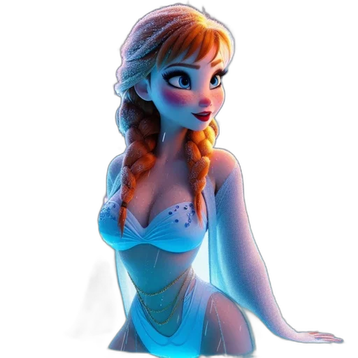 dress, concept art, fantasy art, cartoon transparent PNG cut-out