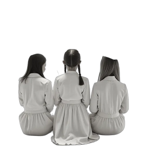 dress, jacket, staff, crown transparent PNG cut-out