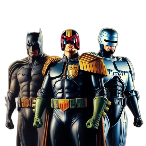 comic book art, concept art, image, batman transparent PNG cut-out