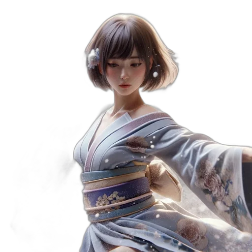 dress, staff, face, sword transparent PNG cut-out