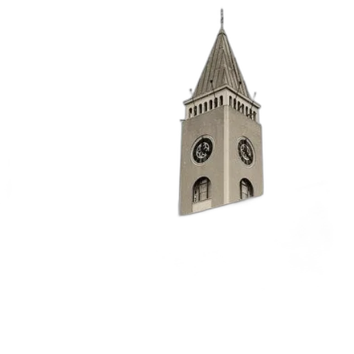 building, dress, 3d render, concept art transparent PNG cut-out