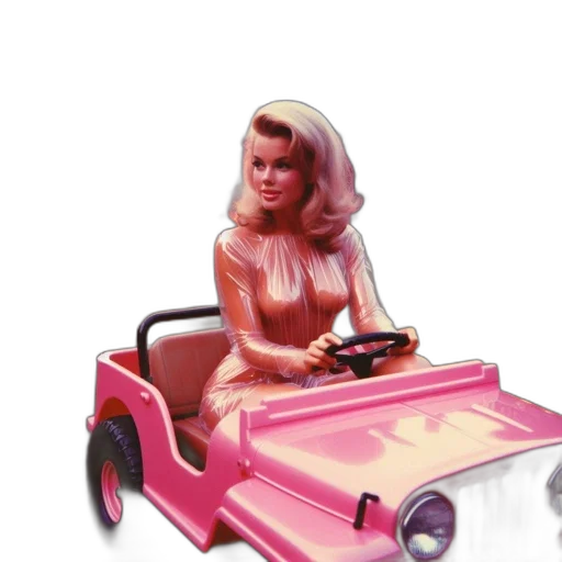 car, vaporwave, 3d render, concept art transparent PNG cut-out