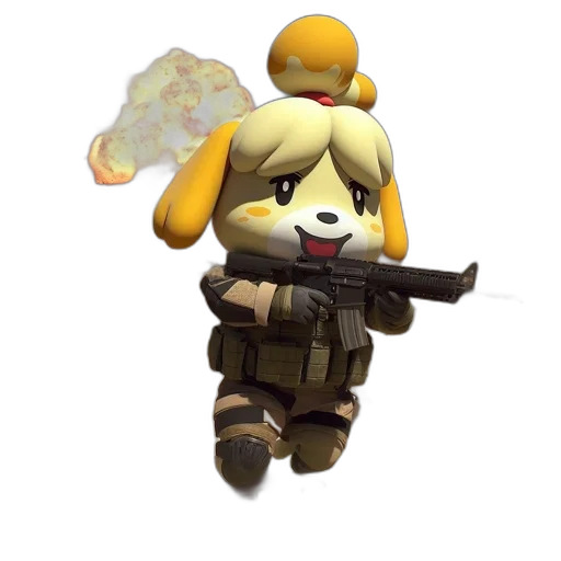 weapon, animal, staff, creature transparent PNG cut-out