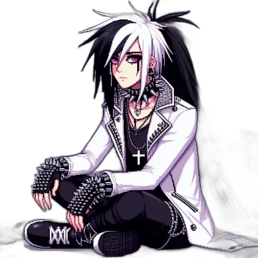 cartoon, concept art, pixel art, anime transparent PNG cut-out