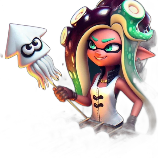 weapon, staff, dress, mask transparent PNG cut-out