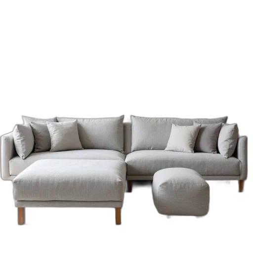 furniture, 3d render, monochrome, earth tones transparent PNG cut-out