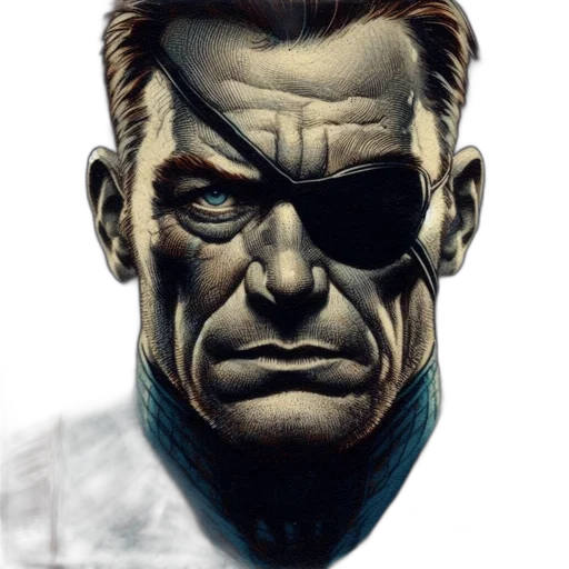 face, mask, comic book art, concept art transparent PNG cut-out
