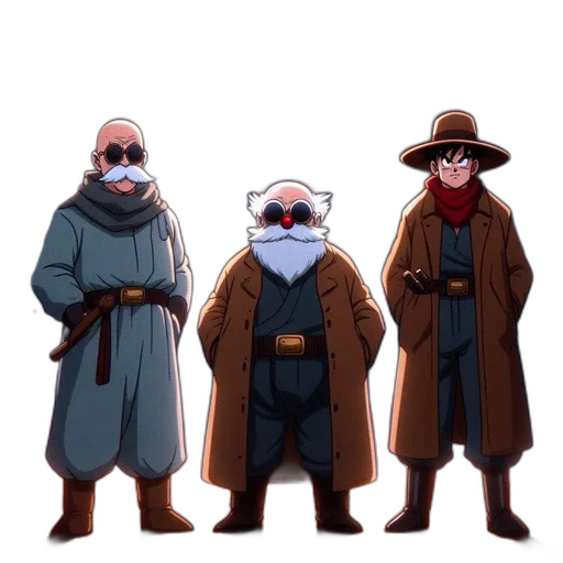 staff, jacket, concept art, anime transparent PNG cut-out