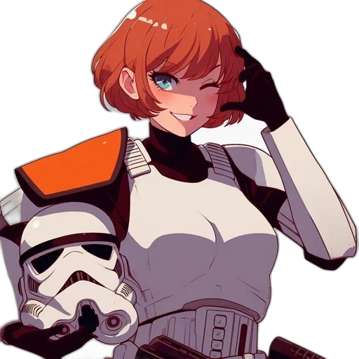 robot, staff, weapon, jacket transparent PNG cut-out