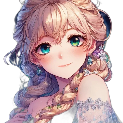 dress, face, crown, jewelry transparent PNG cut-out