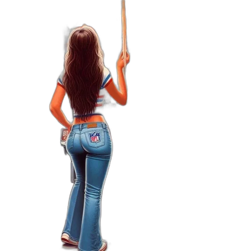 staff, weapon, sword, hair transparent PNG cut-out