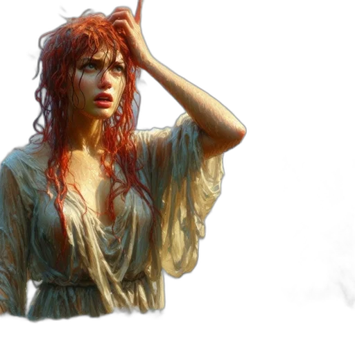 dress, concept art, fantasy art, photorealistic transparent PNG cut-out