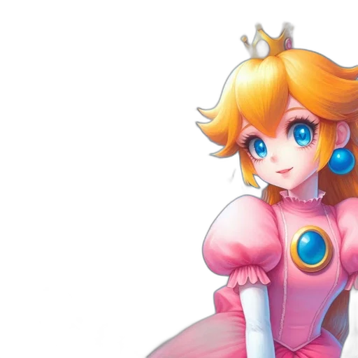 crown, dress, concept art, 3d render transparent PNG cut-out