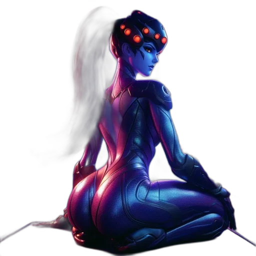 robot, concept art, cyberpunk, fantasy art transparent PNG cut-out