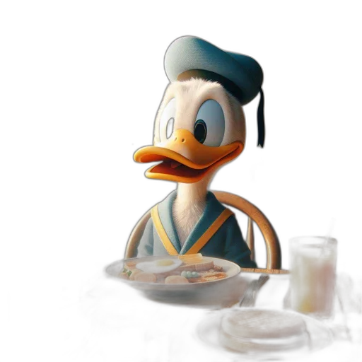 food, mask, 3d render, concept art transparent PNG cut-out