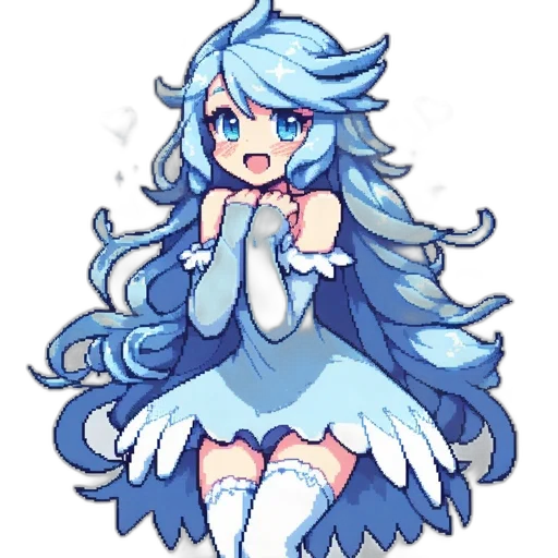 dress, creature, staff, dragon transparent PNG cut-out