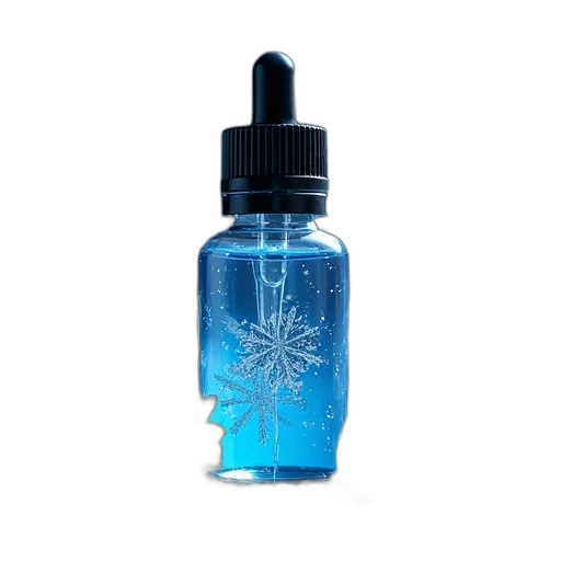 bottle, blue, frozen, kingdom transparent PNG cut-out