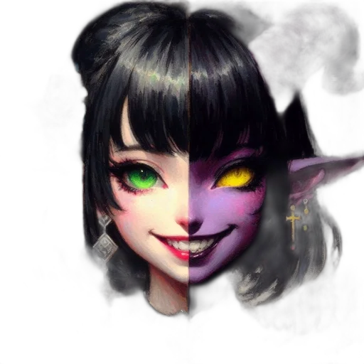 mask, face, dragon, creature transparent PNG cut-out