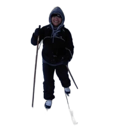 staff, umbrella, 3d render, person transparent PNG cut-out