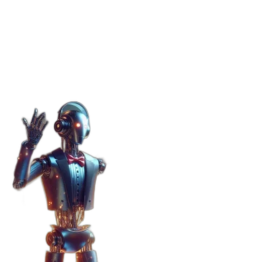 robot, creature, staff, animal transparent PNG cut-out