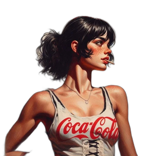 dress, bottle, jacket, face transparent PNG cut-out