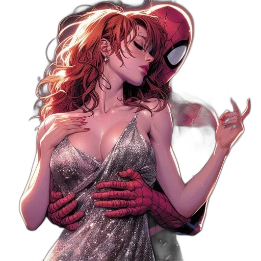 dress, comic book art, concept art, fantasy art transparent PNG cut-out