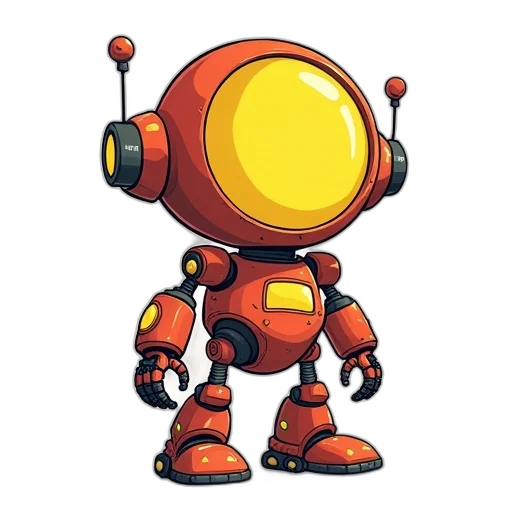 robot, weapon, staff, concept art transparent PNG cut-out