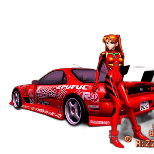 car, robot, pixel art, 3d render transparent PNG cut-out