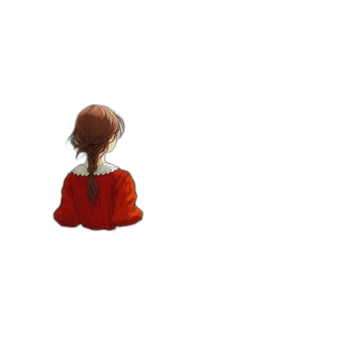 staff, jacket, hair, dress transparent PNG cut-out