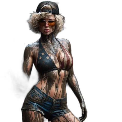 concept art, fantasy art, comic book art, photorealistic transparent PNG cut-out