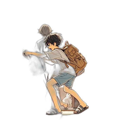 weapon, anime, concept art, watercolor transparent PNG cut-out