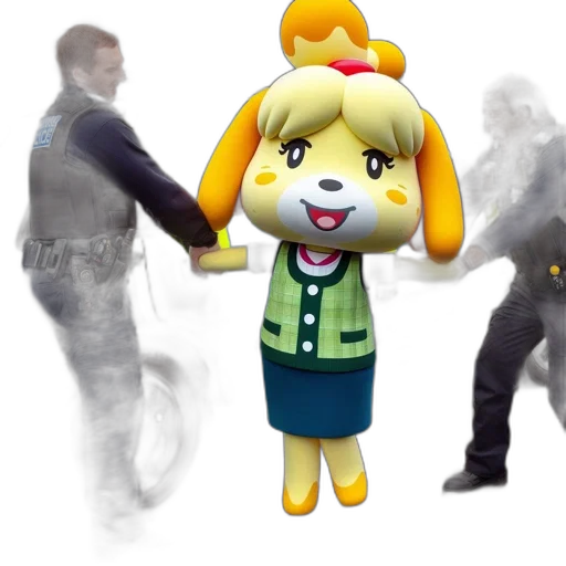 concept art, 3d render, two, police transparent PNG cut-out