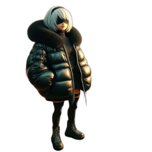 jacket, animal, creature, robot transparent PNG cut-out