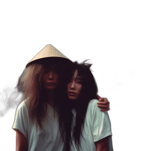 hat, mask, umbrella, hair transparent PNG cut-out