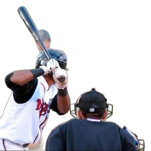 baseball, player, white, uniform transparent PNG cut-out