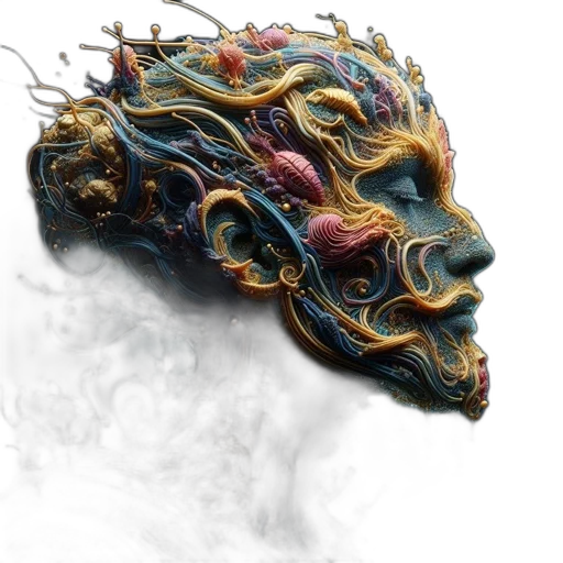 mask, face, crown, dragon transparent PNG cut-out