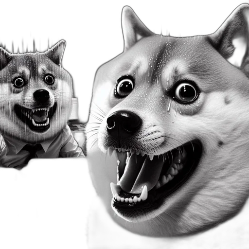 animal, creature, face, photorealistic transparent PNG cut-out