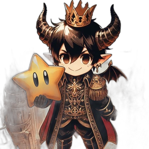 crown, staff, dragon, fantasy art transparent PNG cut-out