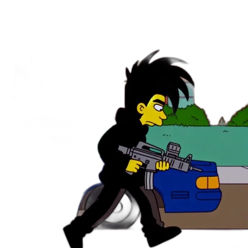 concept art, cartoon, cyberpunk, comic book art transparent PNG cut-out