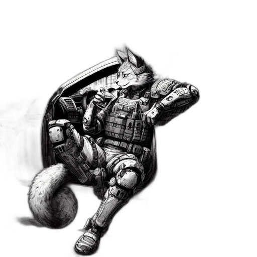 robot, weapon, animal, jacket transparent PNG cut-out