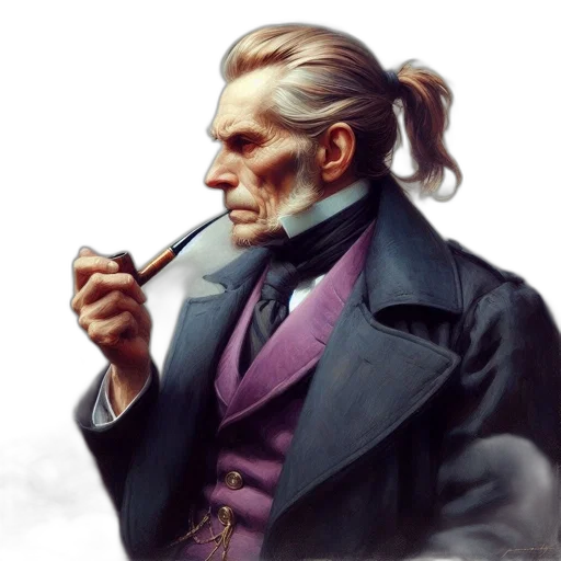 face, staff, jacket, concept art transparent PNG cut-out