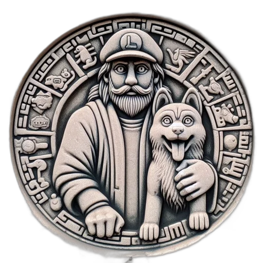 elaborate, sculpture, features, mario transparent PNG cut-out