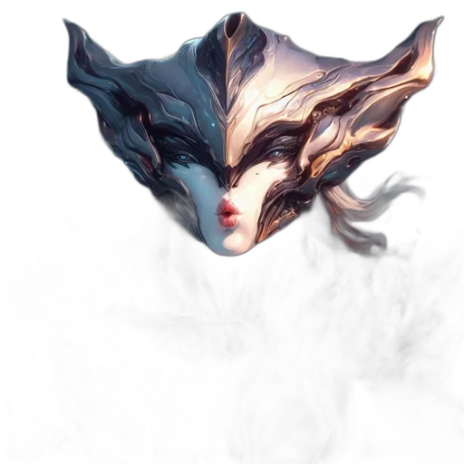 mask, face, dragon, crown transparent PNG cut-out