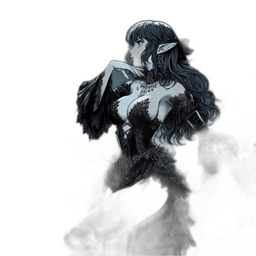 mask, dragon, creature, dress transparent PNG cut-out