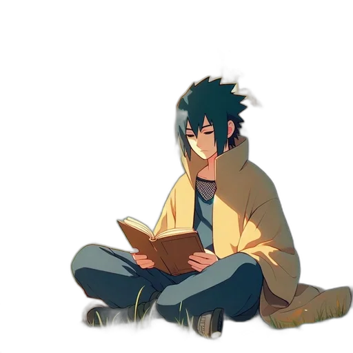 anime, concept art, watercolor, cartoon transparent PNG cut-out