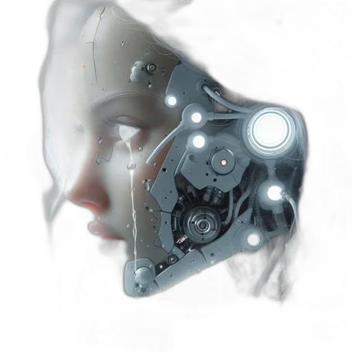 robot, mask, face, jewelry transparent PNG cut-out