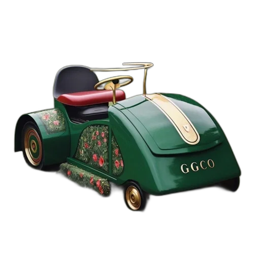 car, 3d render, beautifully, decorated transparent PNG cut-out