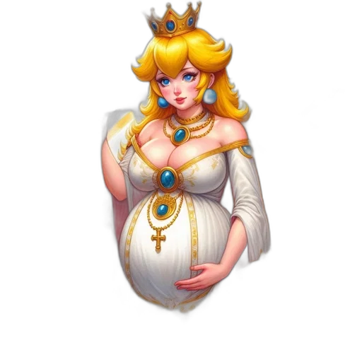 crown, jewelry, dress, staff transparent PNG cut-out