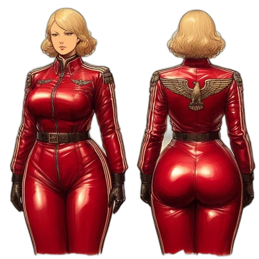jacket, dress, concept art, comic book art transparent PNG cut-out