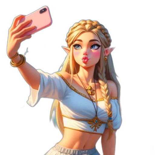 dress, staff, face, weapon transparent PNG cut-out